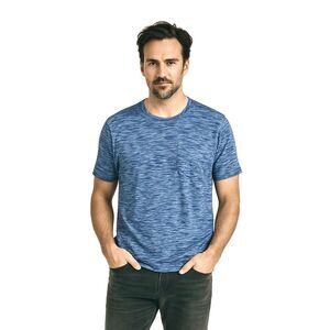 John Varvatos Blue Short Sleeve Cotton Crew Neck T Shirt Tee Top  Mens Size XL